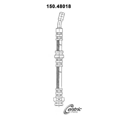 Centric Parts Brake Hose, 150.48018 150.48018